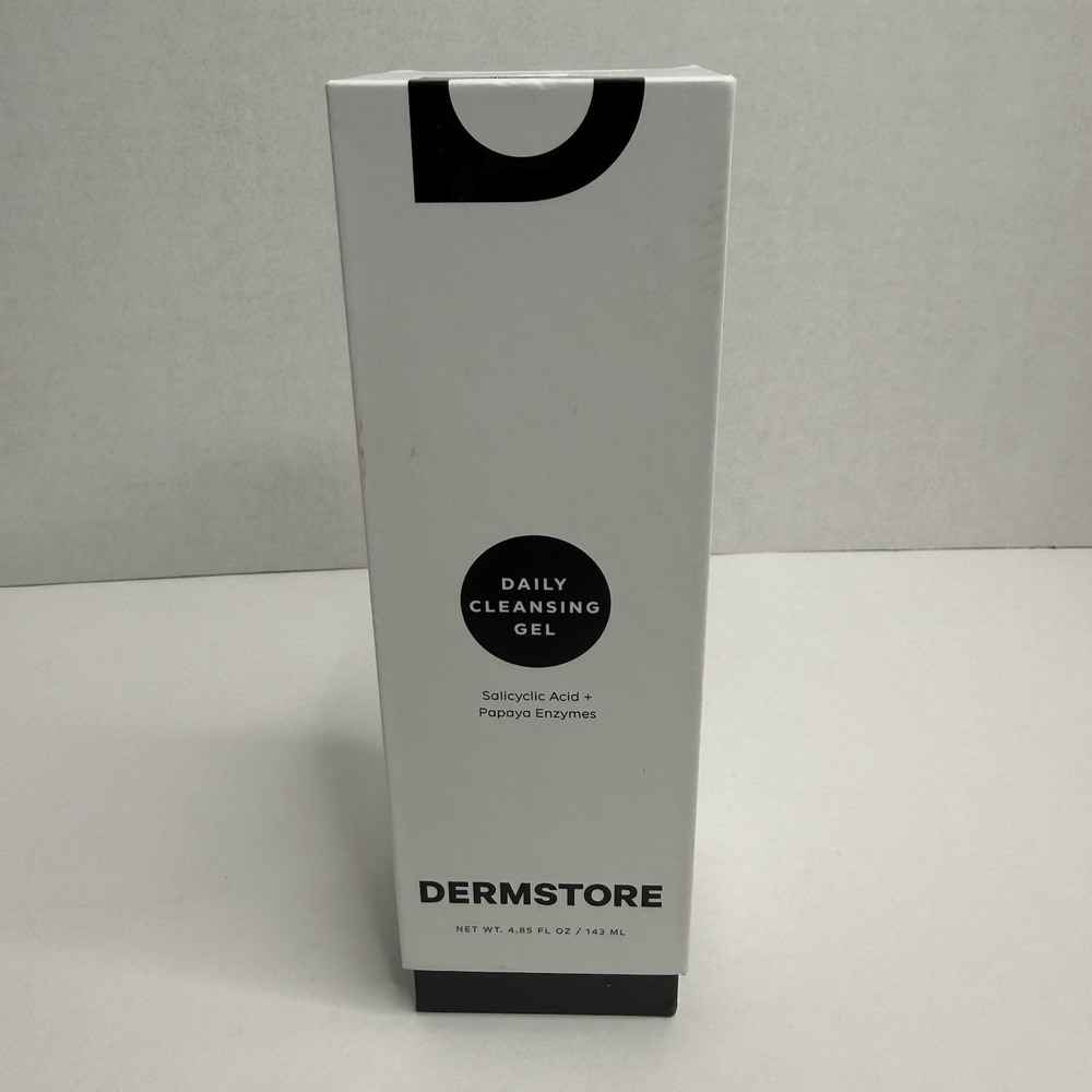 Dermstore Daily Cleansing Gel 4.85oz Salicylic Acid Papaya Enzyme New